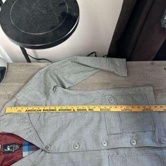 Kane & Unke Jacket Mens Large Lightweight Military Style Hooded Packable Jacket - Picture 10 of 10